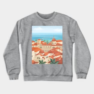 Dubrovnik city, Croatia Crewneck Sweatshirt